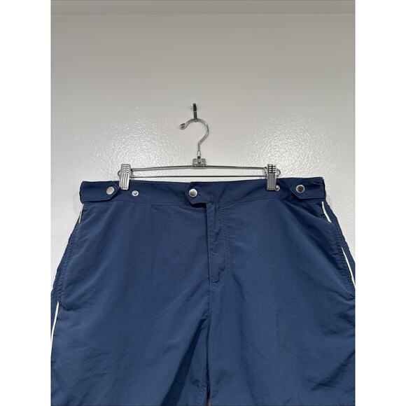 Solid & Striped Blue Swim Shorts Men’s Size Large Lined The Kennedy Piped Trunks - Picture 2 of 9